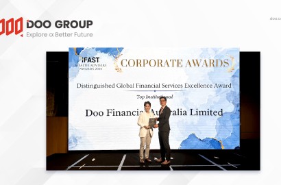 Doo Financial Receives iFAST’s “Distinguished Global Financial Services Excellence Award” In Recognition of Exceptional Performance